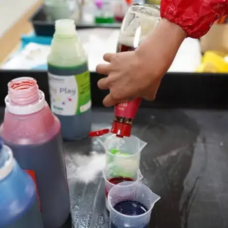 Baking soda and vinegar experiment Baking soda and vinegar experiment